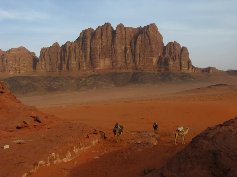 Wadi Rum Rugged Mountains